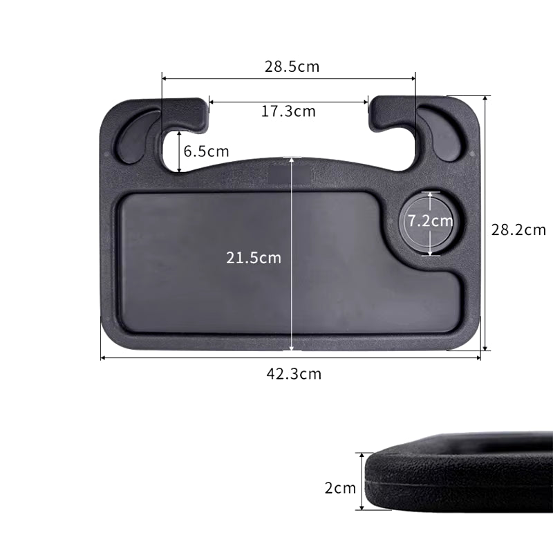 Portable Car Steering Wheel Tray 