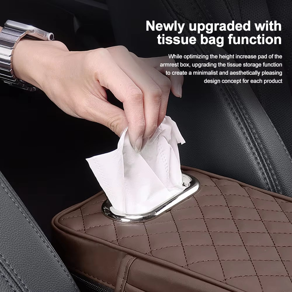 Center Console Protection Armrest w/ Storage 